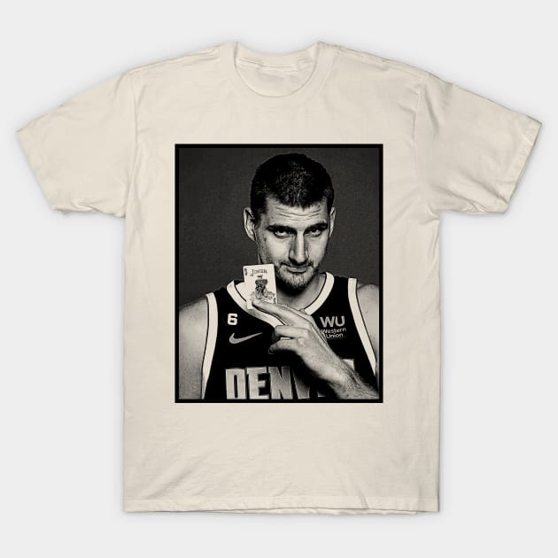 Nikola Jokic The Joker T-Shirt by Puaststrol